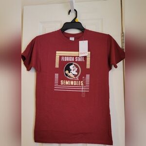 Hanes Youth Sz L Florida State Seminoles Red T-Shirt